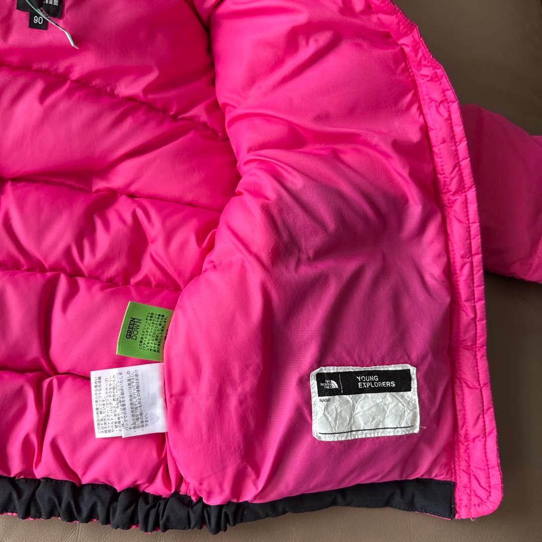 ノースフェイスダウン90cm ピンク