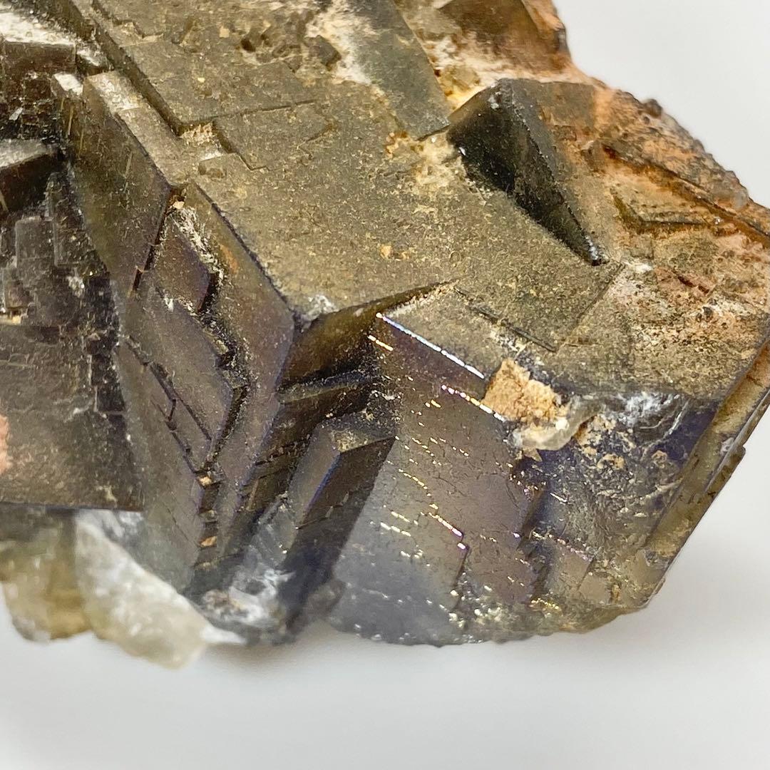 イリデッセンス フローライト 9cm 酸化被膜 鉱物標本 原石 天然石 ストーン