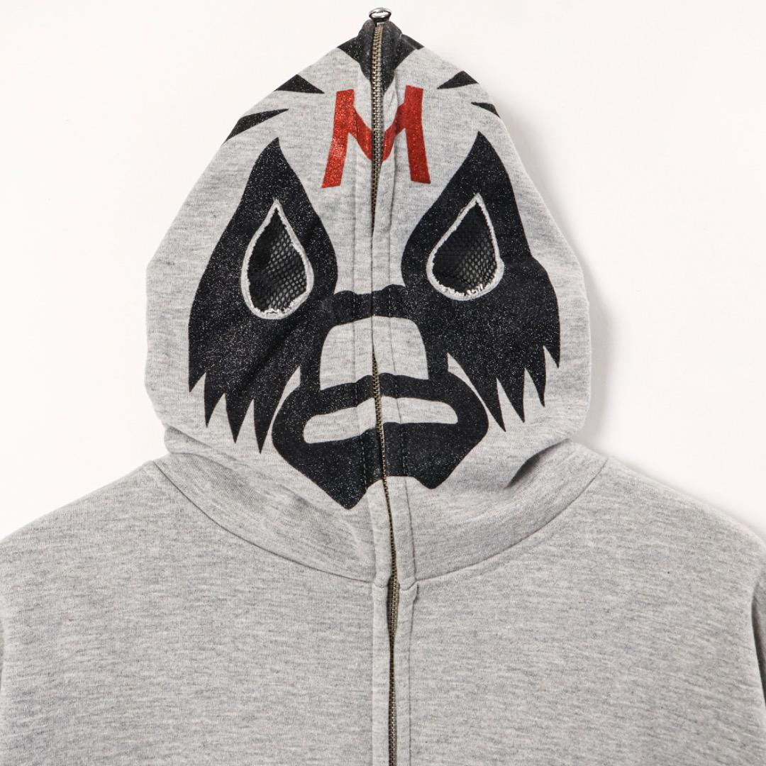 H4563-76◾️ミルマスカラス　コットン混　マスクパーカー