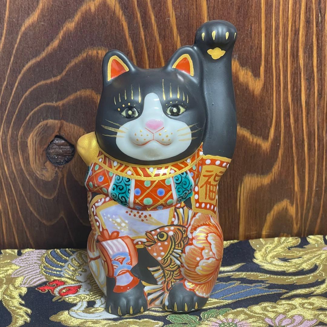 置物□猫 とても可愛らしい眠り猫 オブジェ 古民具 招き猫 江戸後期