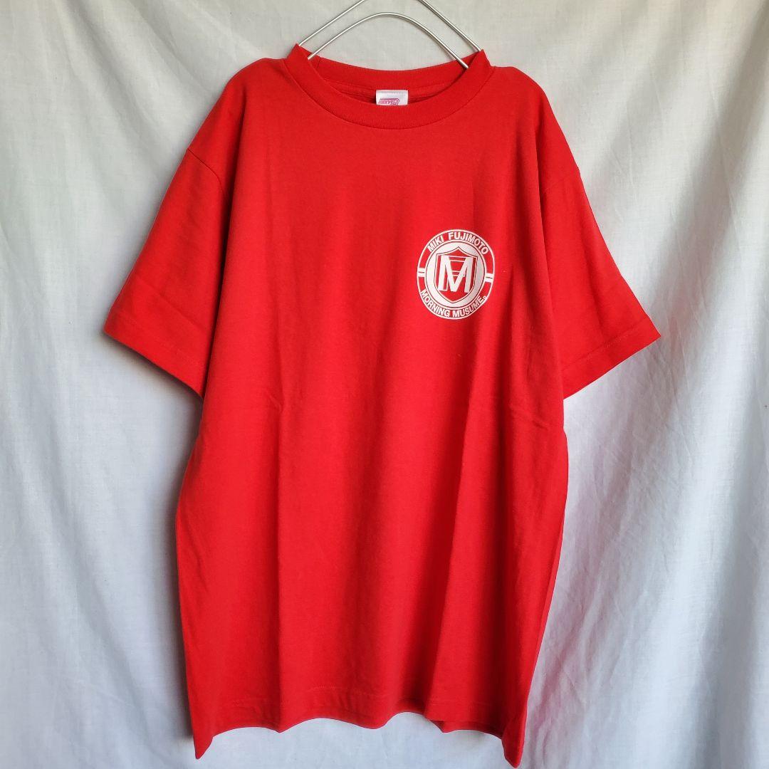 2007 モーニング娘 藤本美貴コンサート半袖 Tシャツ 赤 ミキティ