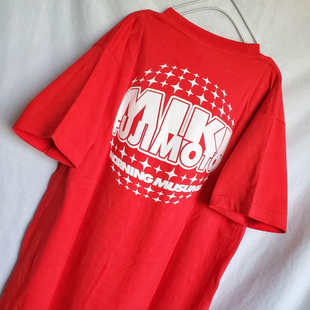 2007 モーニング娘 藤本美貴コンサート半袖 Tシャツ 赤 ミキティ