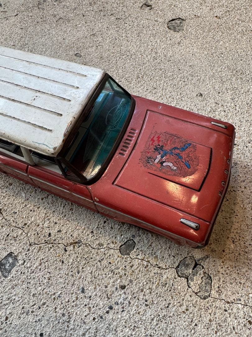 FORD カントリースクワイヤ ブリキ 当時物 クラシックカー - メルカリ