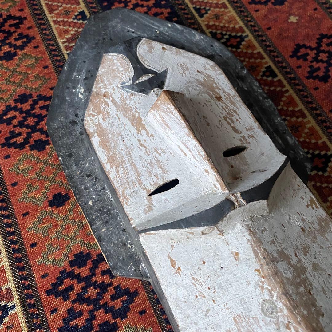 タプアヌマスク タプアヌ ミクロネシア 木製彫刻 民藝 古美術 プリミティブ