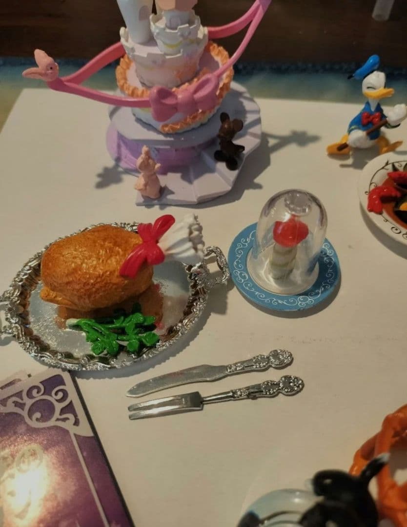 リーメントディズニーキャラクター夢と魔法のレストラン8種セット（破損、欠品あり）