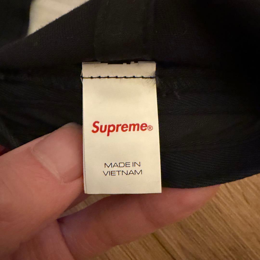 Supreme 2025ss wings logo 5panel cap 黒 Supreme シュプリーム