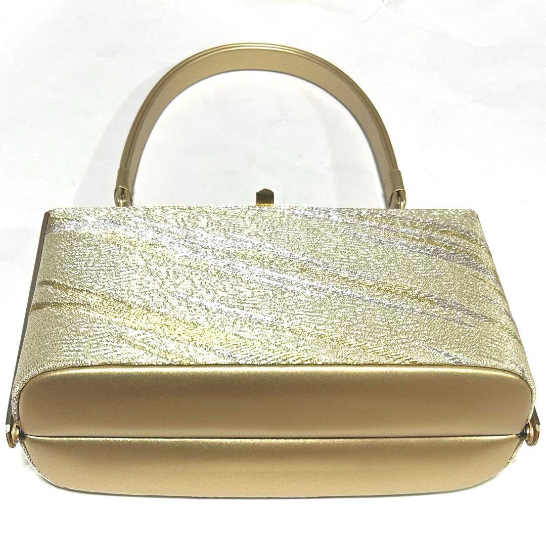 【新品級美品】伊と忠　和装バッグ草履セット　三層　フォーマル　成人式　M〜L