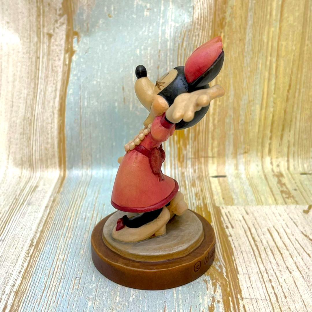 世界限定5000個 激レア★ミニーマウス 木製フィギュア ANRI