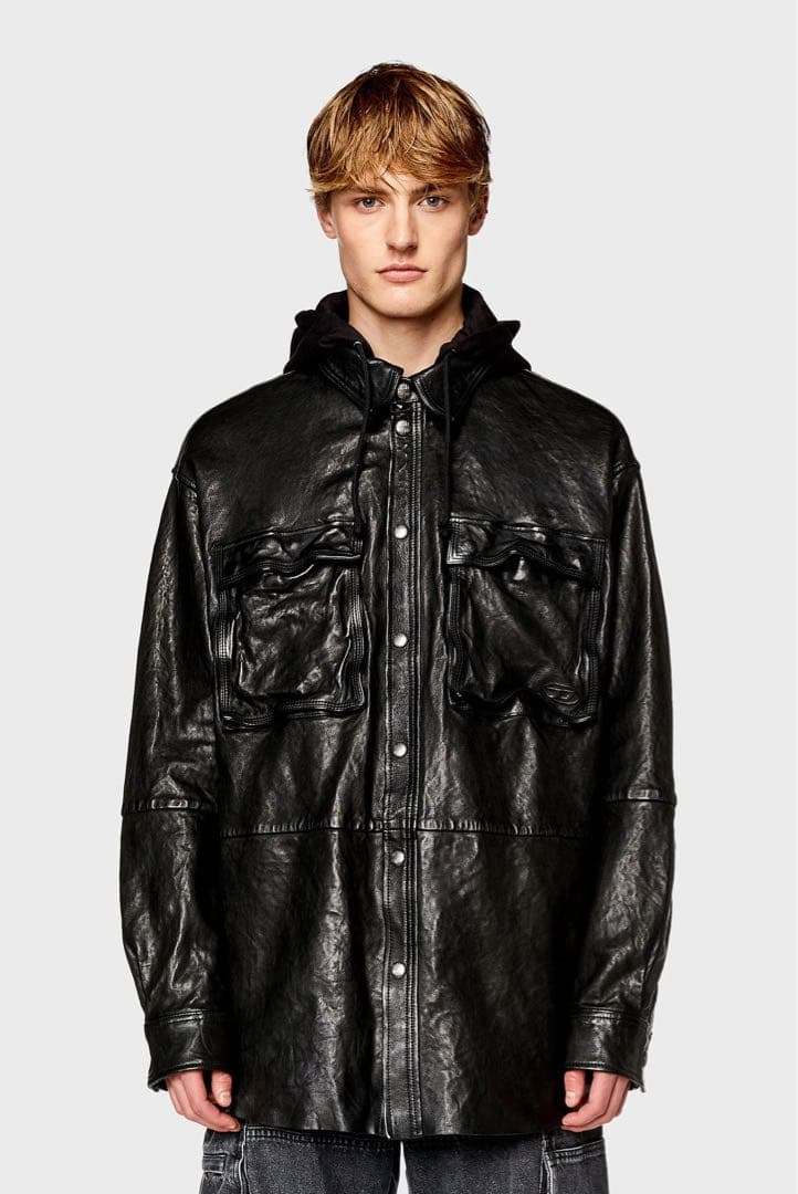 DIESEL L-Sphinx レザージャケット ブラック 希少 - メルカリ