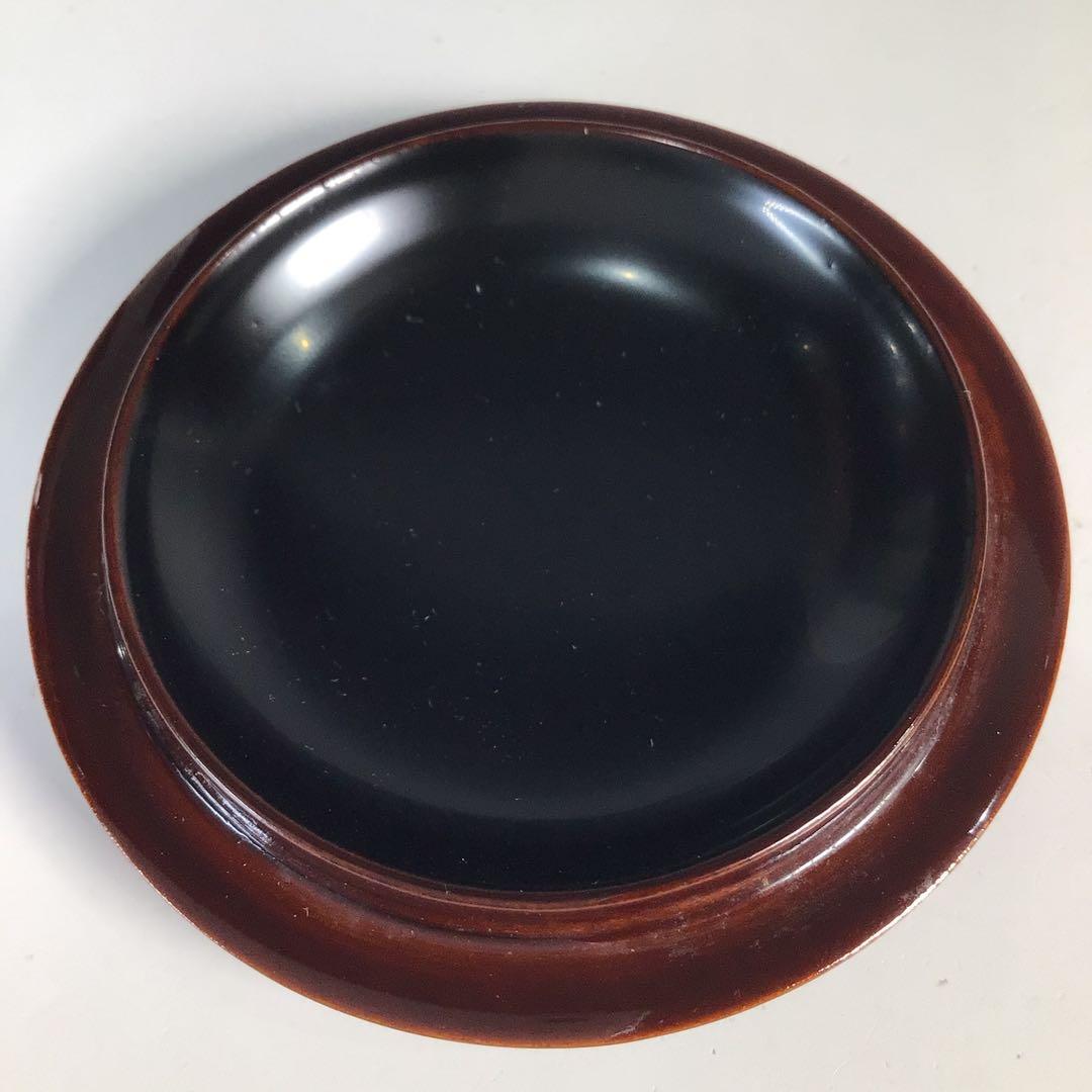 Ｎ９６９　棗　『長谷川恵史作』『溜塗』『蛍蒔絵』『金輪寺棗』　共箱　茶道具