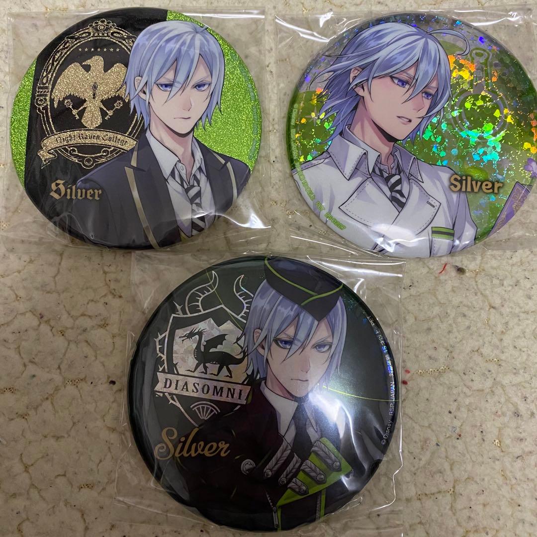 ツイステ シルバー プライズ缶バッジ - メルカリ