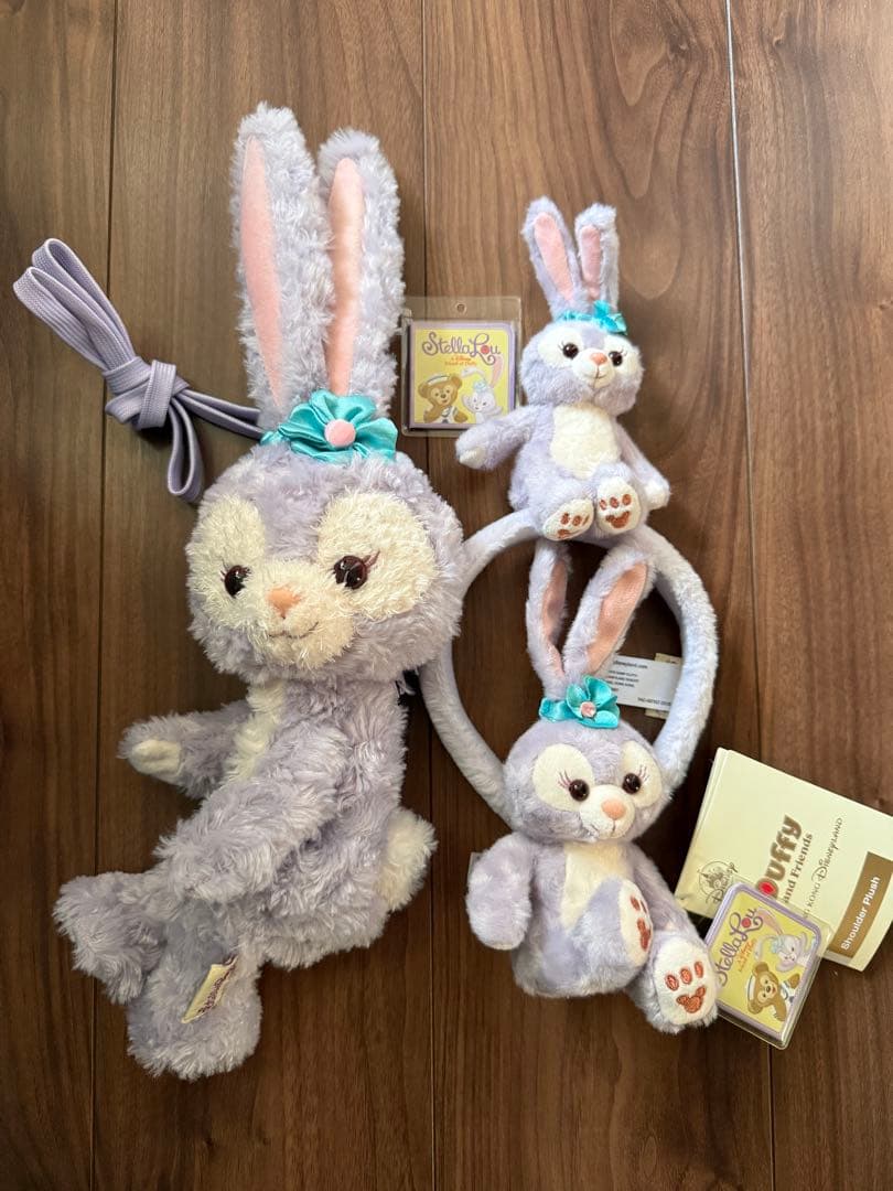 香港ディズニーランド限定 ステラルー カチューシャなど3点セット