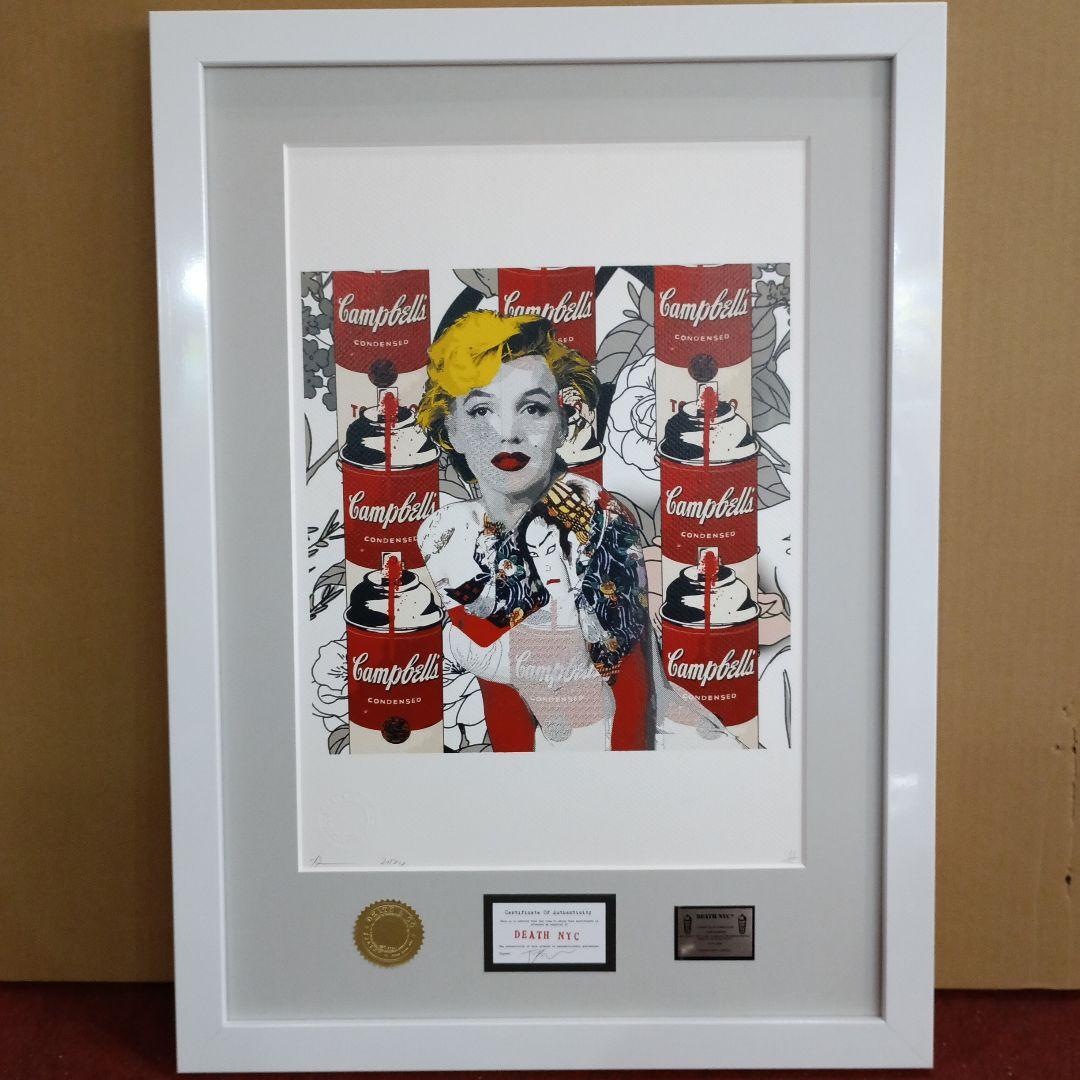 版画 death nyc AZ50 版画 death nyc AZ50 版画 death nyc AZ50 DEATH NYC Hand Signed