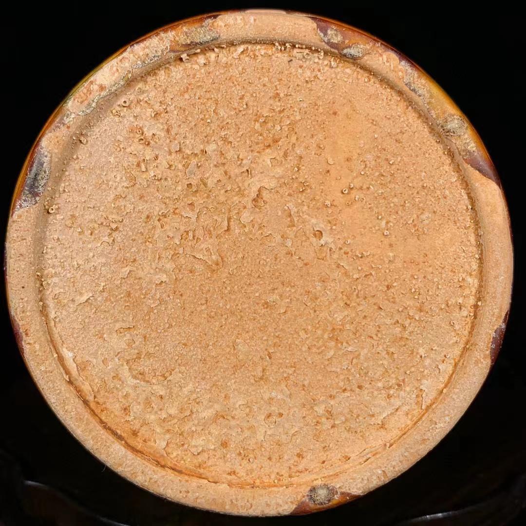 中国古美術・旧蔵の磁器・三彩の紙槌瓶・陶芸・置物・茶道具・