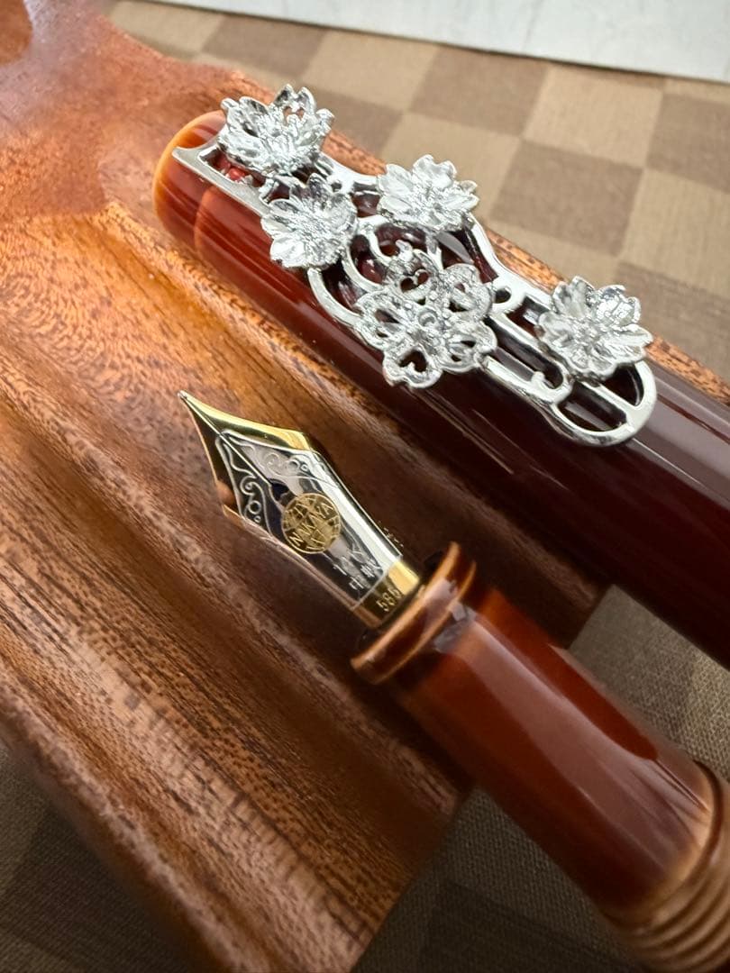 中屋万年筆、桜