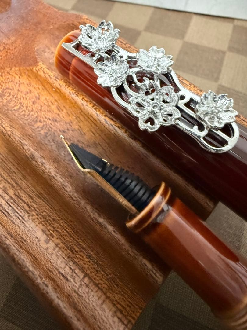 中屋万年筆、桜