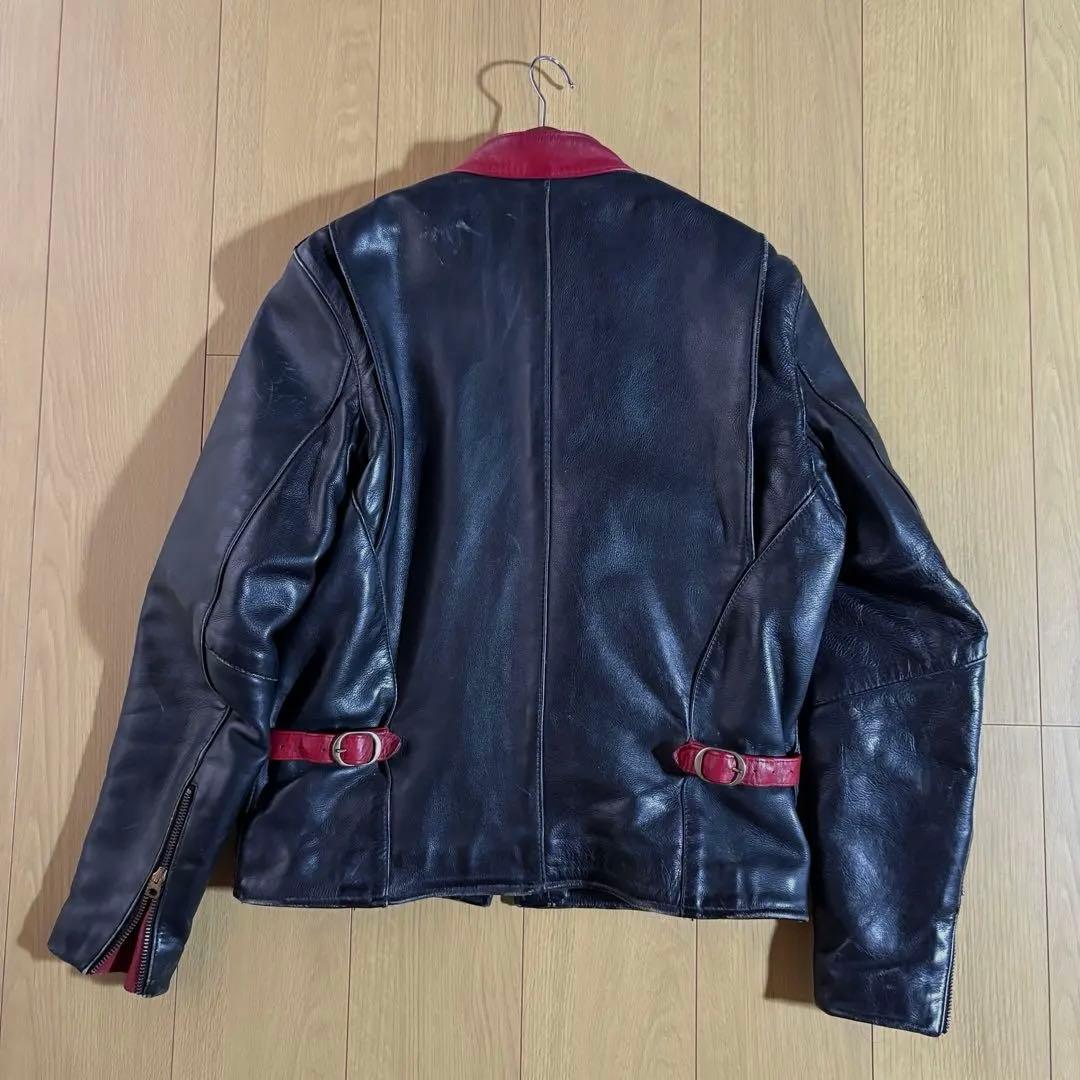90s banson バンソンライダースジャケットBモデル真鍮赤