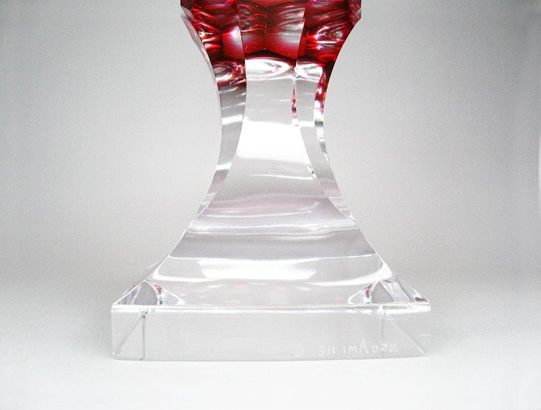 尚古集成館 #監修 #復元 #島津 #薩摩切子 #グラス #大きめ #赤 - メルカリ