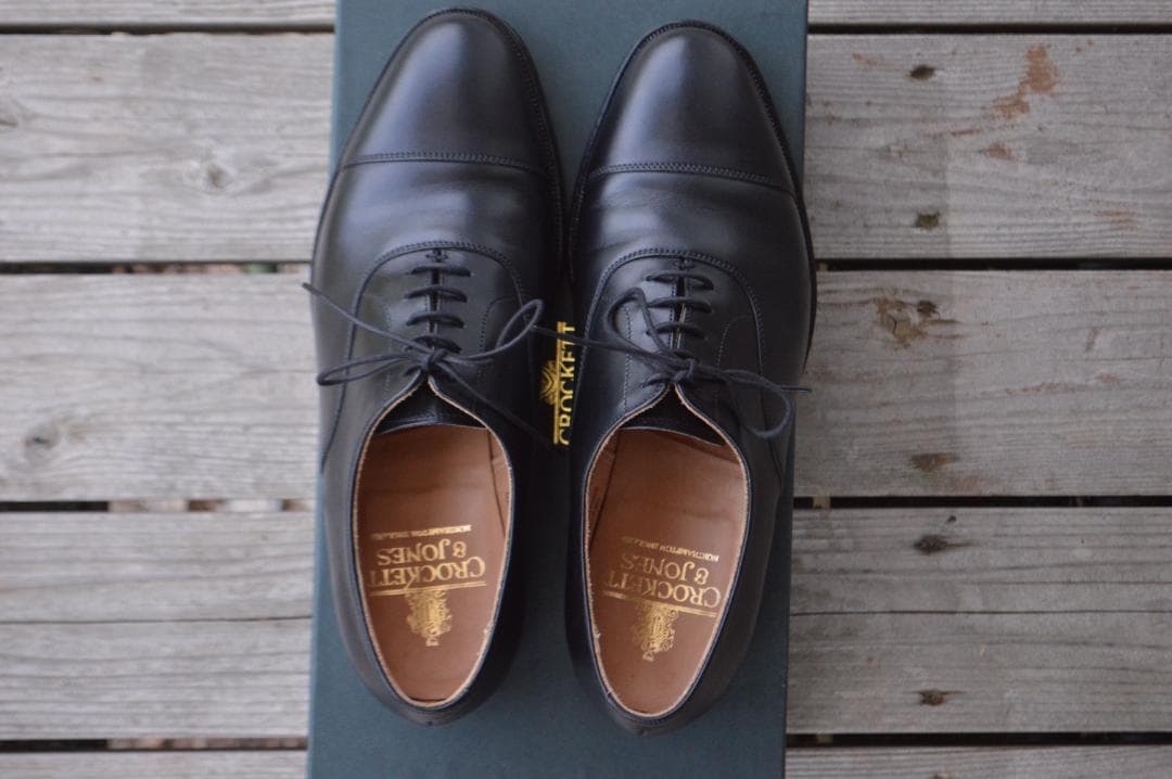 着用数回　CROCKETT＆JONES　CONNAUGHT　6E　ブラック