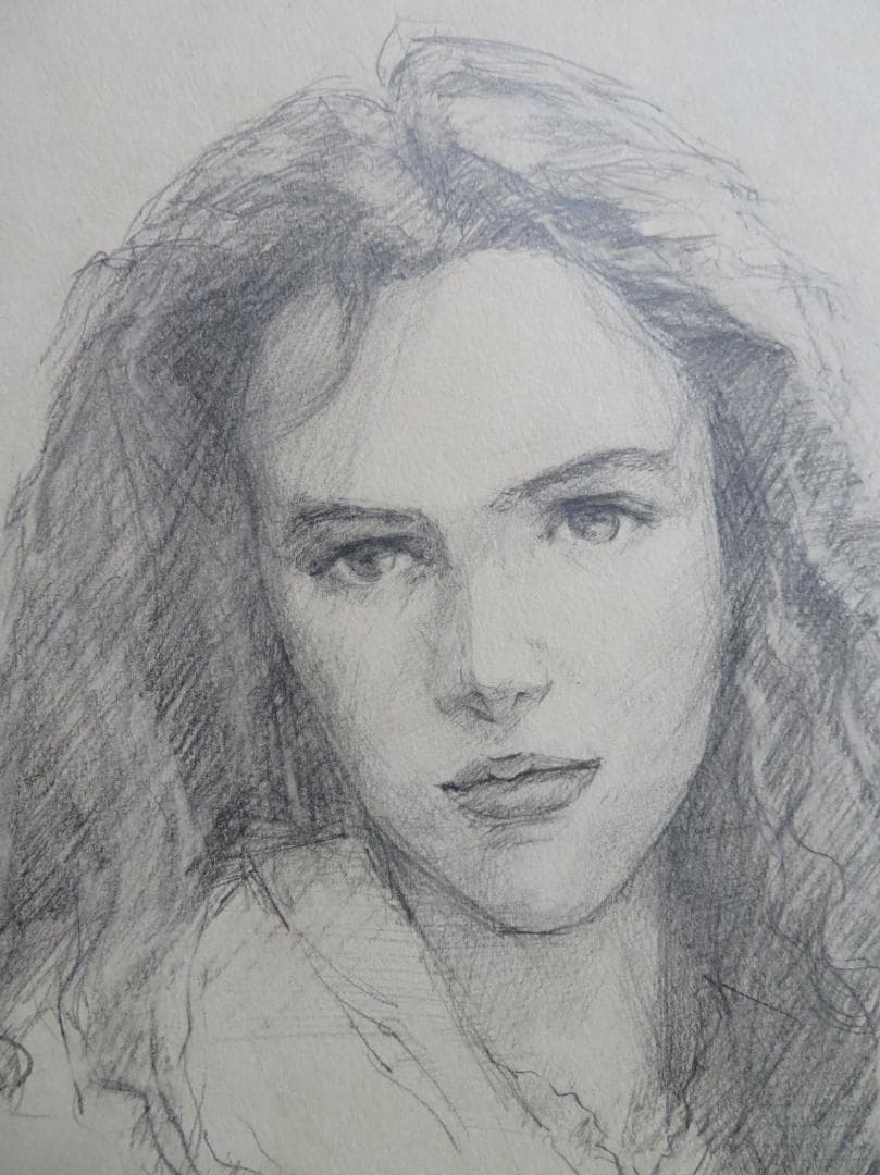 ◆ 黒川達也　「少女像」　師：宮永岳彦　◆