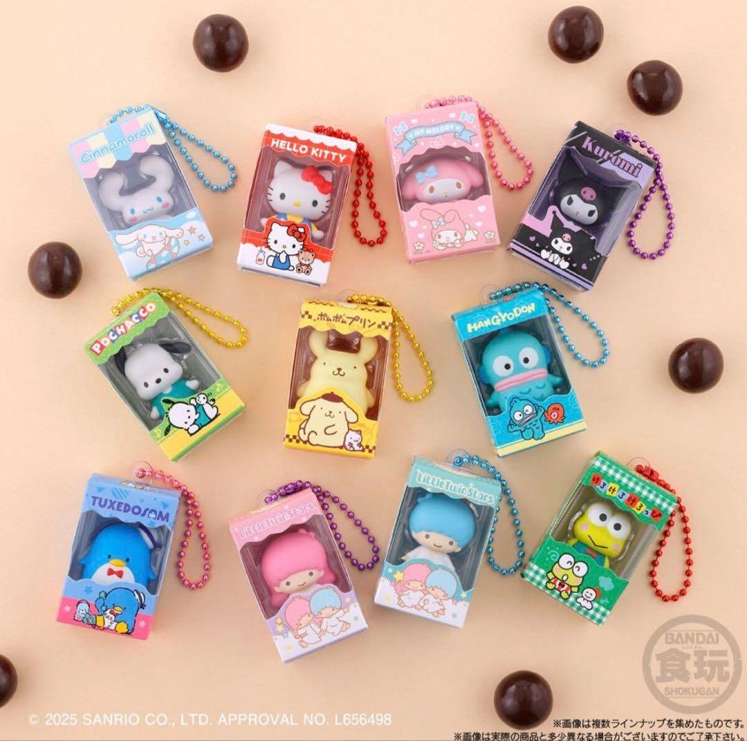 サンリオキャラクターズ パッケージチャーム チョコボックス 22個セット
