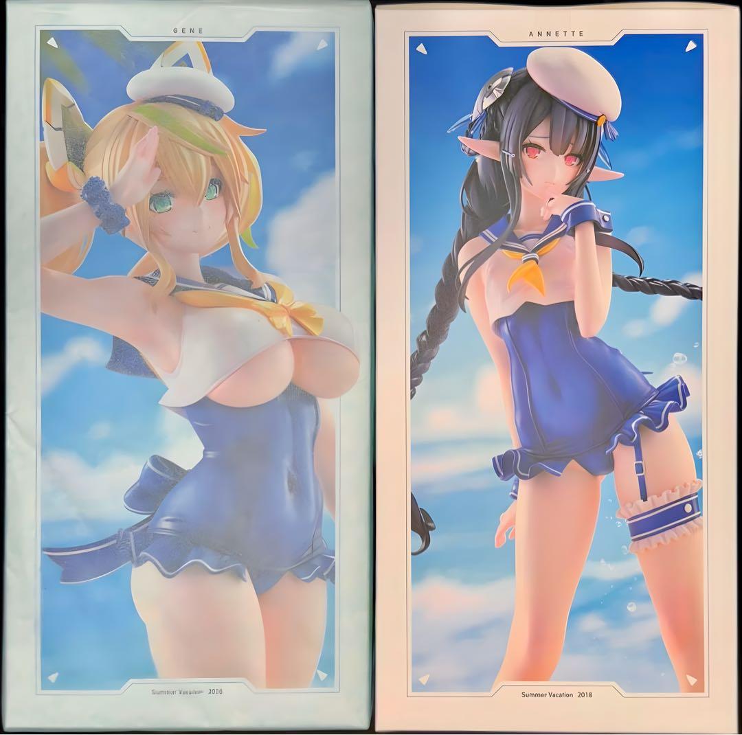 新品未開封 涼風のジェネ 蒼海のアネット あみあみ×AMAKUNI PSO 2