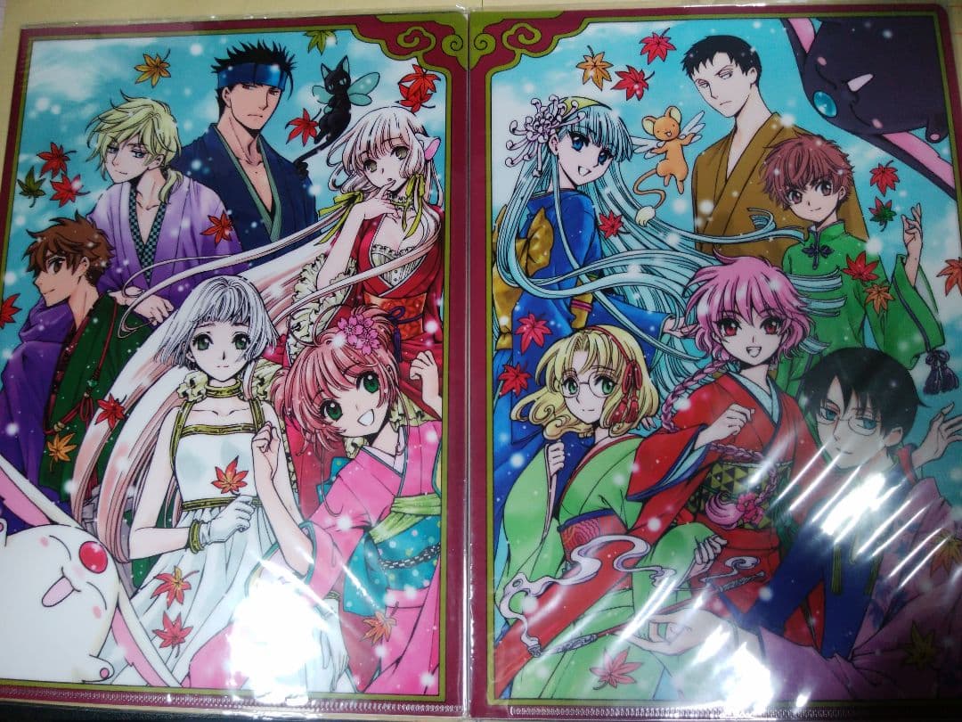 京まふ2014 CLAMP原画展 A4クリアファイル ファイルセットA.B