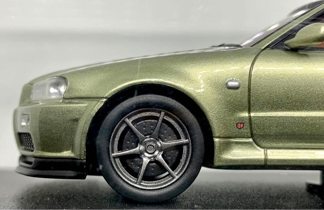 希少 京商 dNaNo オートスケール 日産 スカイライン GT-R R34