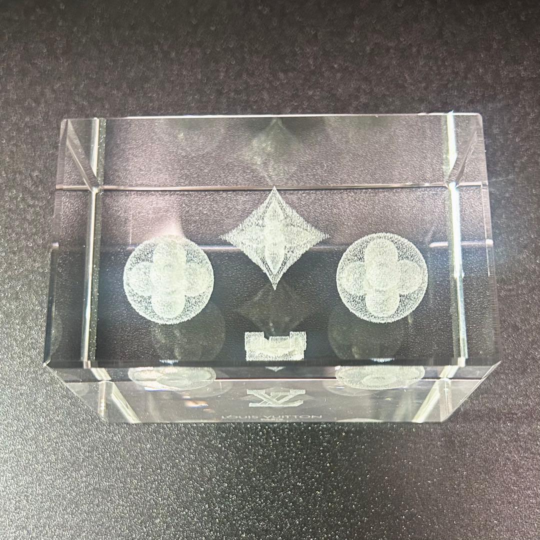 非売品】 ルイヴィトン VIP限定 ガラス ペーパーウェイト ノベルティ