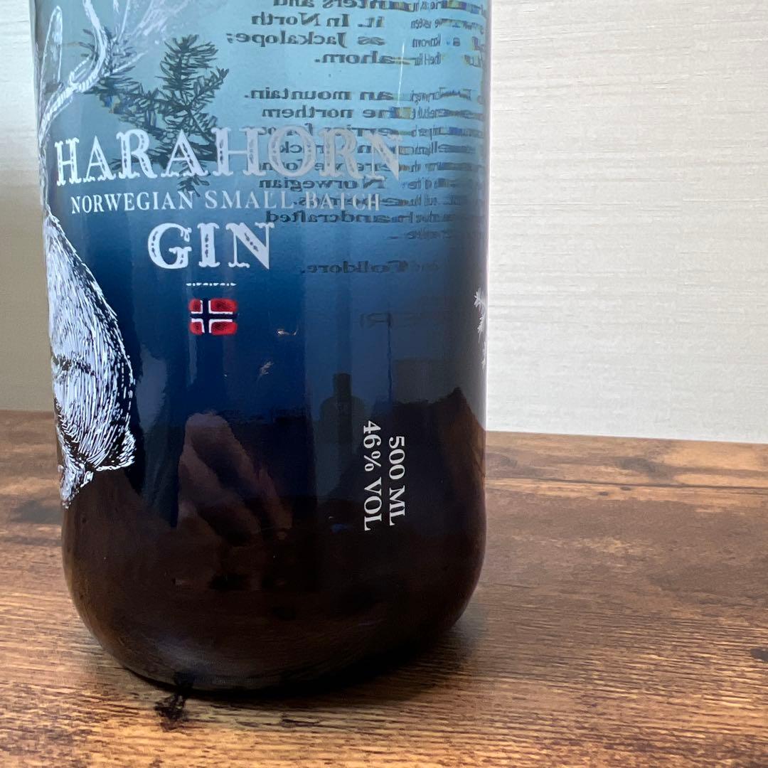 ノルウェー購入☆希少】HARAHORN NORWEGIAN GIN 500ml Norwegian Small