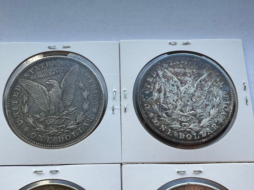 アメリカ銀貨 モルガンダラー 銀貨4枚銀貨 古銭 本物保証 - メルカリ