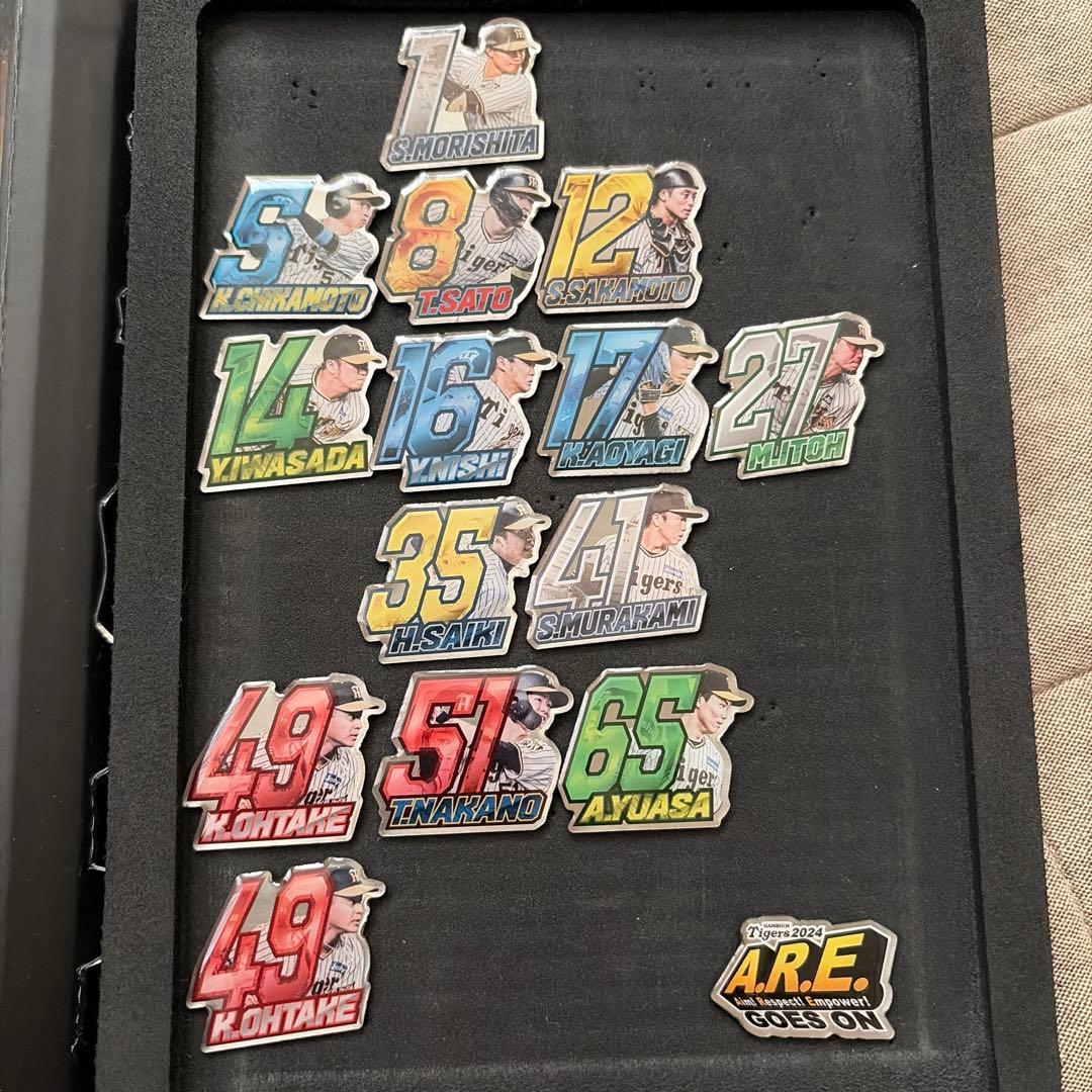 阪神タイガース 記念グッズ ピンバッジ 2024 - メルカリ