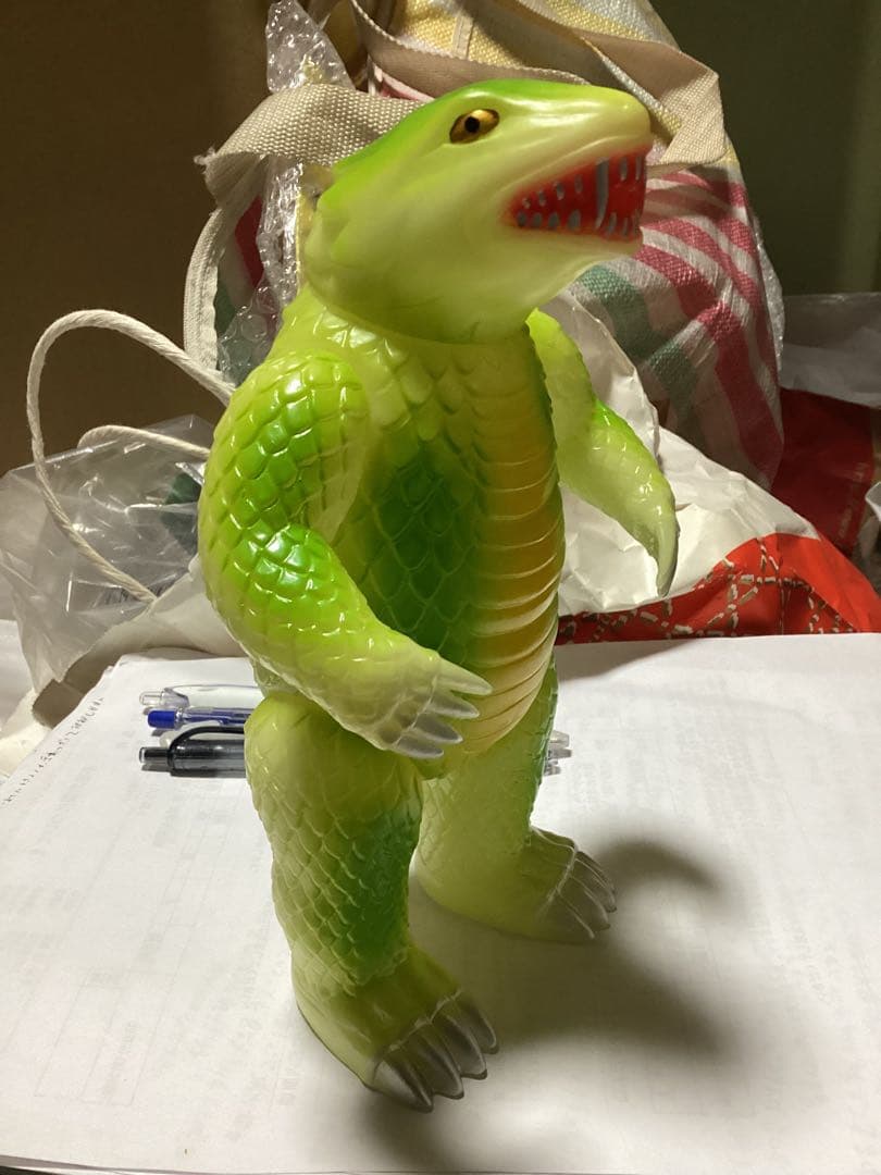 ブルマァク 蓄光モグネス　レアソフビ　袋無し美品　値引不可