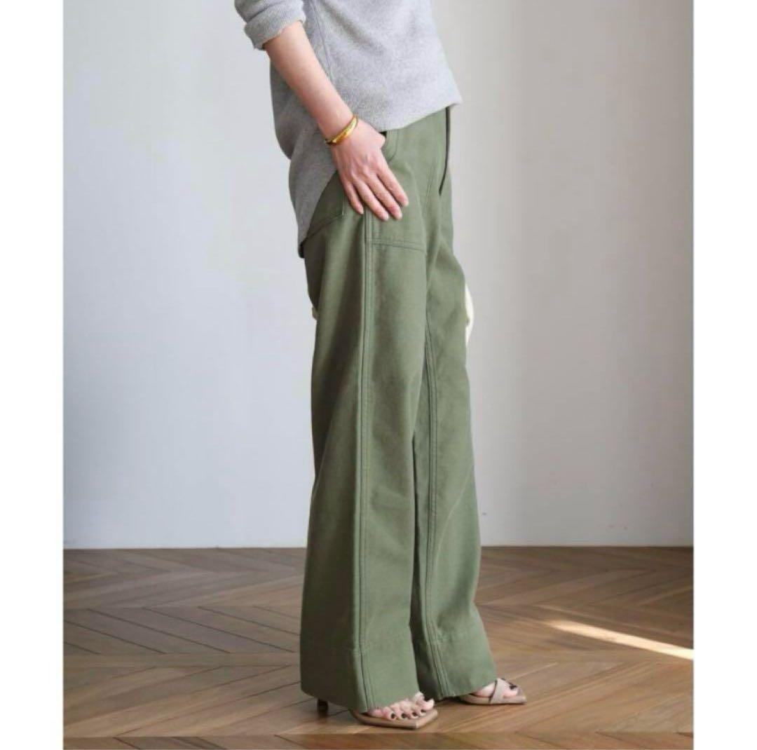 MADISON BLUE マディソンブルー ファティーグパンツ カーキ 02