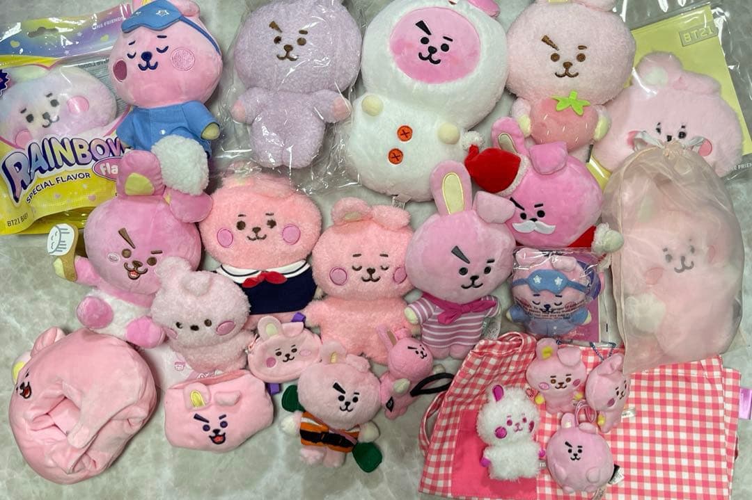 BTS BT21 cooky ぬいぐるみ マスコット まとめ売り ジョングク