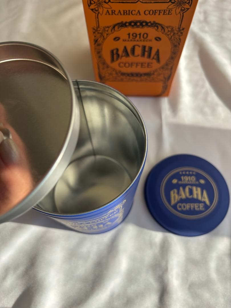 新品・箱入り】Bacha Coffee バシャ キャニスター ロイヤルブルー