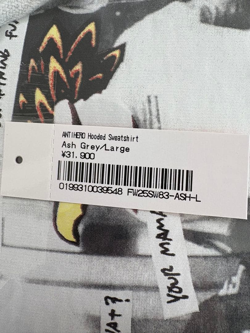 Supreme ANTIHERO Hooded Sweatshirt Lサイズ