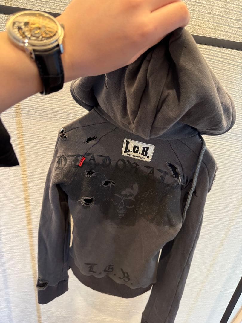 00s archive L.G.B. DEAD OR ALIVE HOODIE - メルカリ