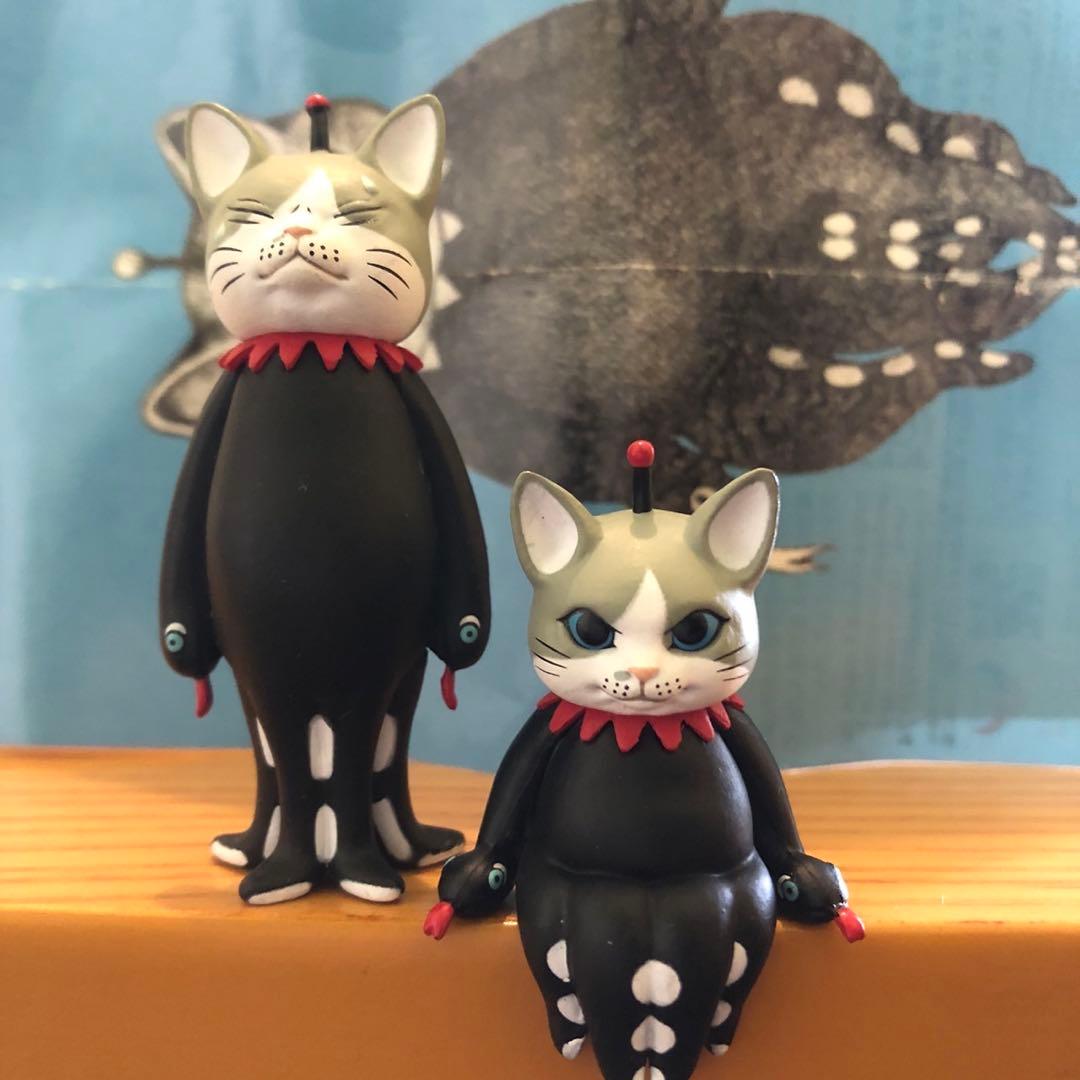 ヒグチユウコ おすわりgustave 背伸びgustave フィギュアマスコット