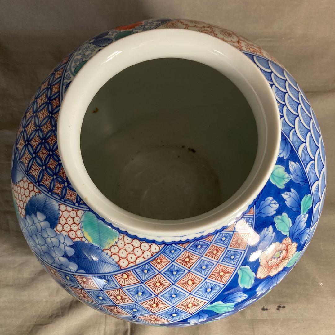 期間特別値下げ】色鍋島の伝統 伊万里色鍋島 市川忠山作 染錦花