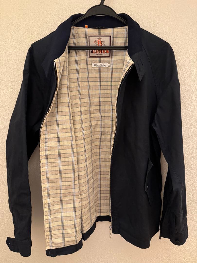 バラクータ　メンズL ジャケット　ブルゾン　コットン100ブラック　黒　アウター