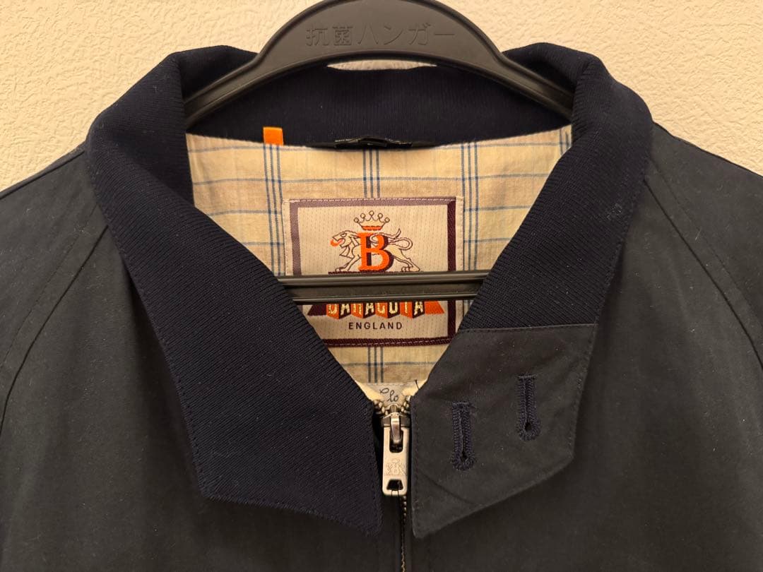 バラクータ　メンズL ジャケット　ブルゾン　コットン100ブラック　黒　アウター