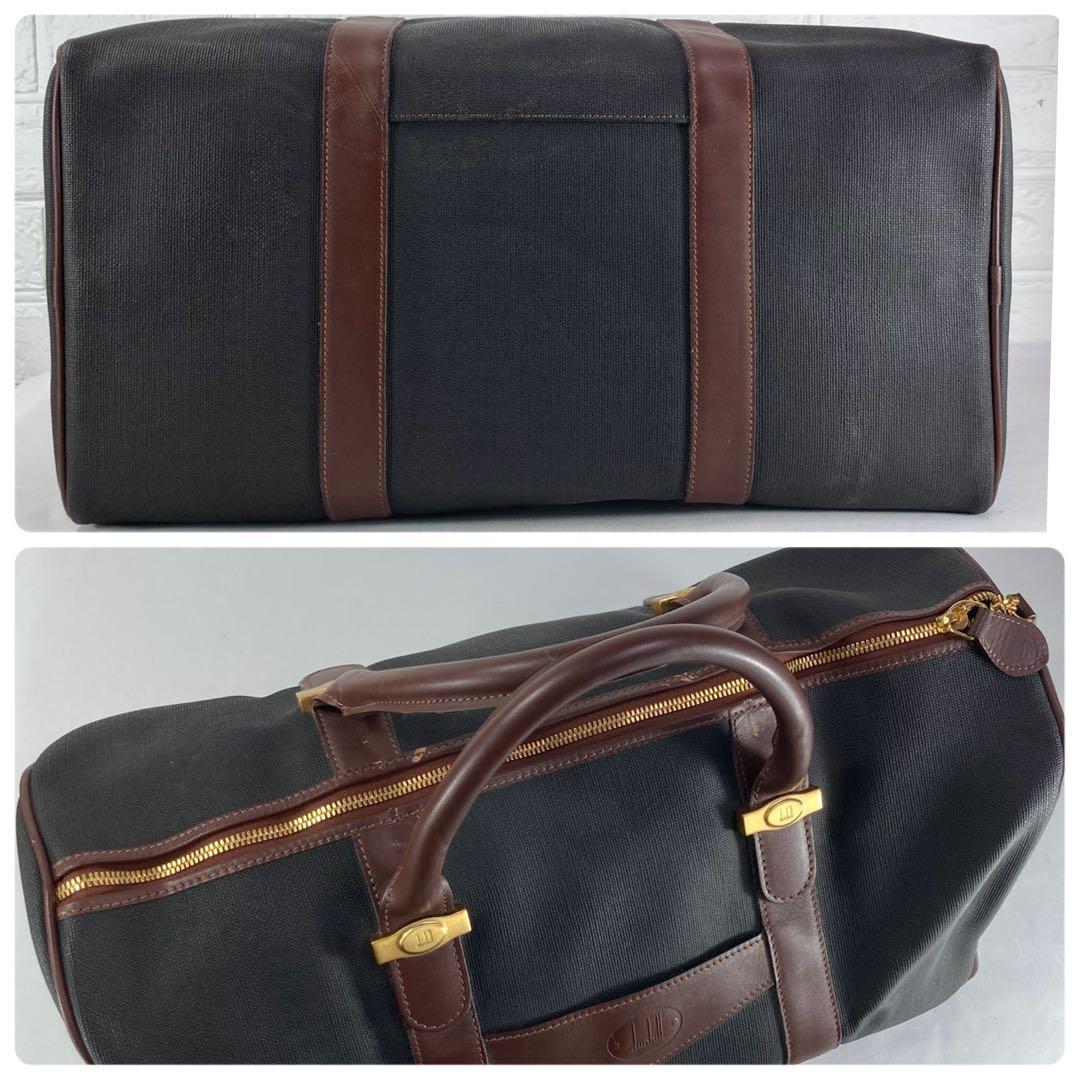 美品】Dunhillダンヒル ボストンバッグ ブラック PVC 横幅46cm - メルカリ