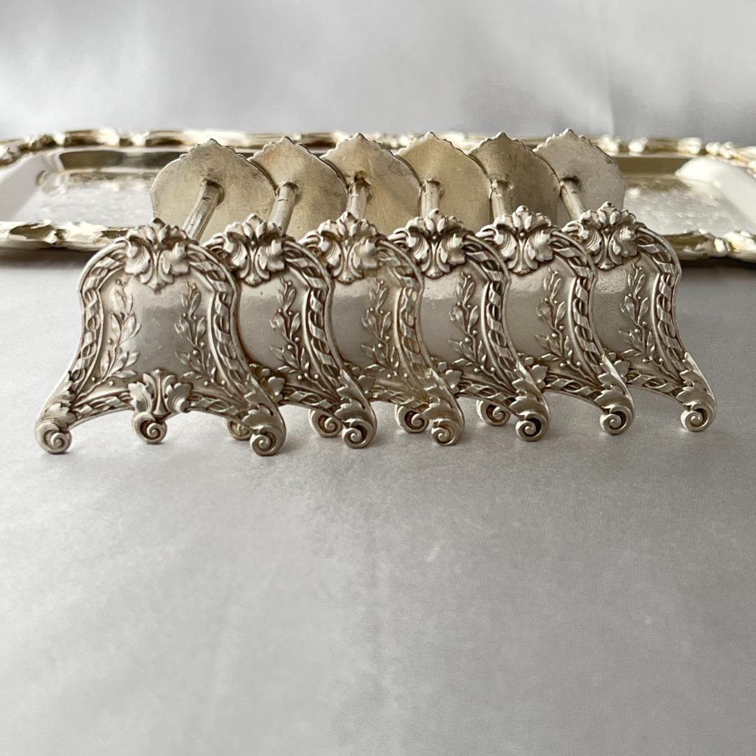 【仏蘭西】 ルイ16世様式 ナイフレスト / カトラリーレスト 6個