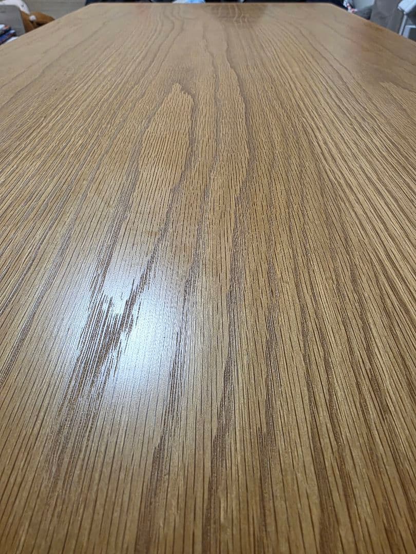 ［幅120cm］ 移動がしやすいキャスター付き昇降式テーブル　テーブルマット付き