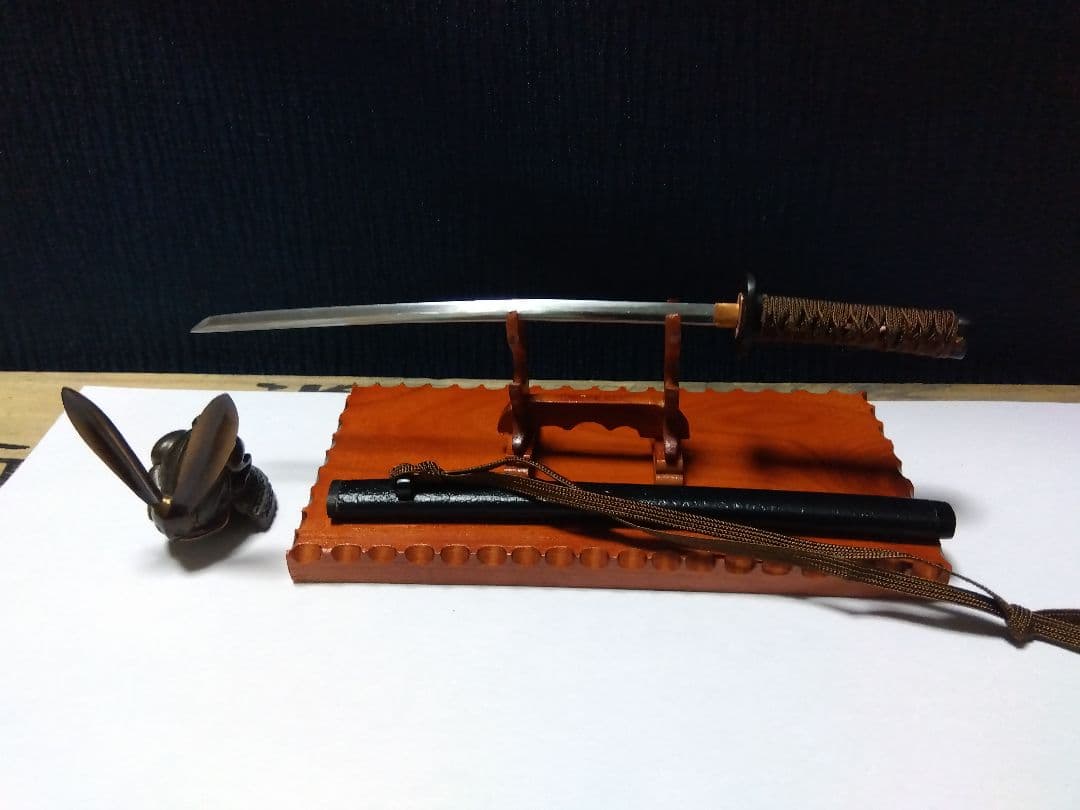 ＨＥＭＰペーパナイフミニ日本刀【拵造りと刀掛け】