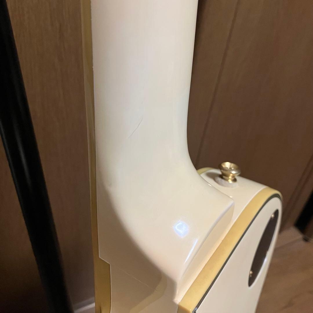 ギター epiphone les paul custom white