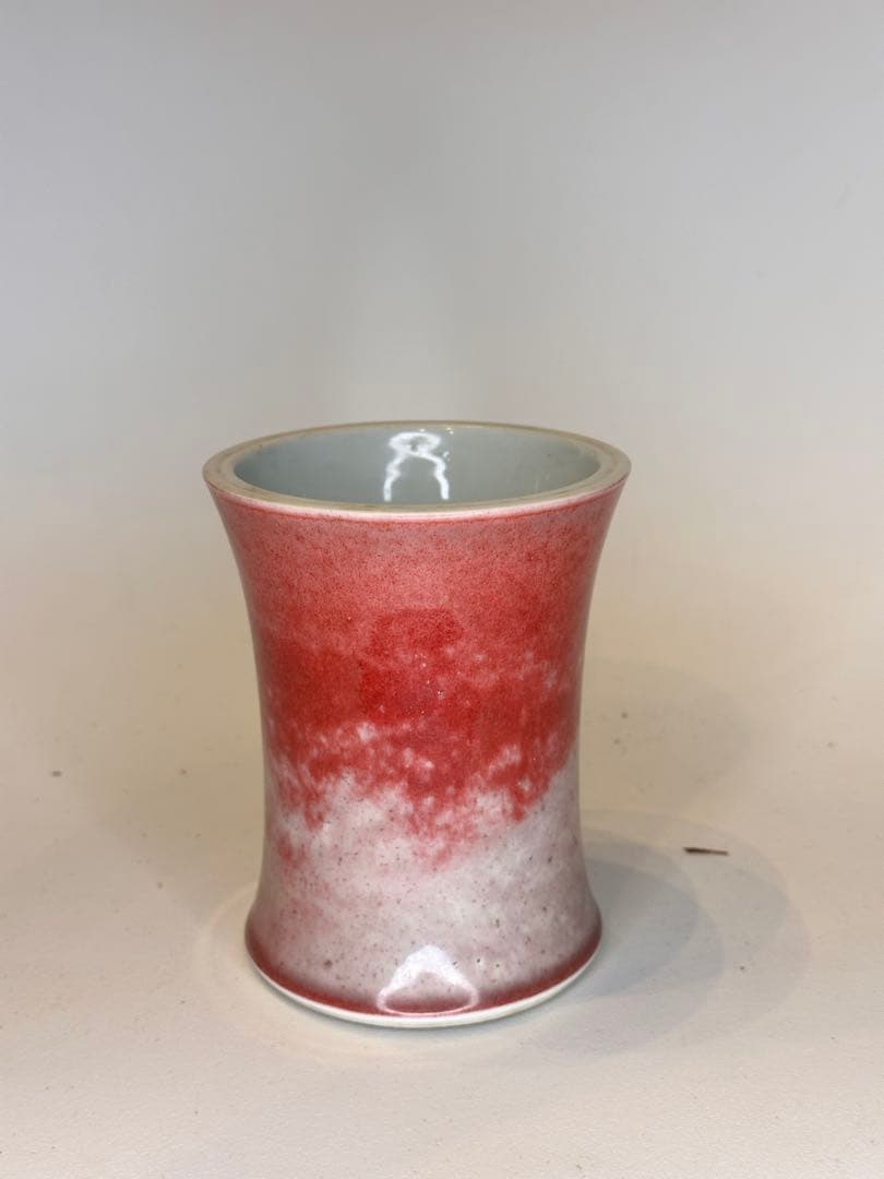 大明宣徳年製 赤龍海浪文 大皿 厚胎 重量感あり 時代物 中国美術 古