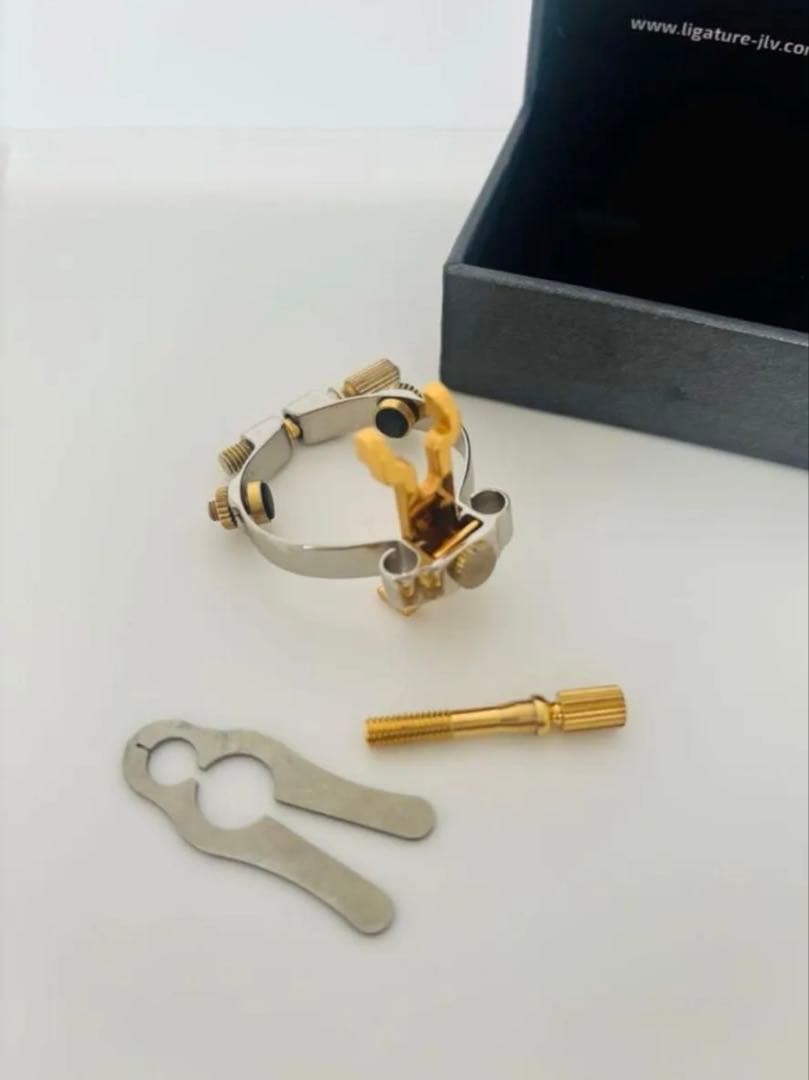 週末限定値下げJLVクラリネットリガチャー プラチナ選定品 スクリューつき