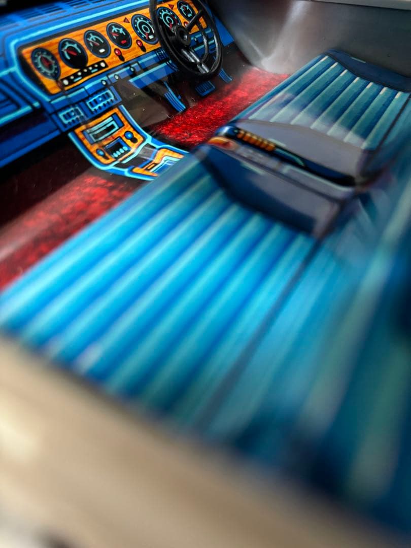 イチコー　スカイライン　パトカー　パトロールカー　ブリキ　昭和レトロ